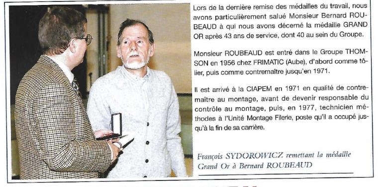 Bernard roubeaud et francois sidorowicz 1997 annees 90 
