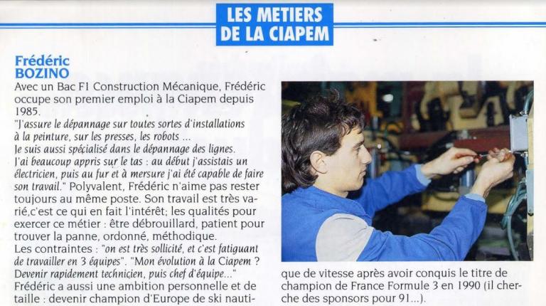 BOZINO Frédéric (années 1990)