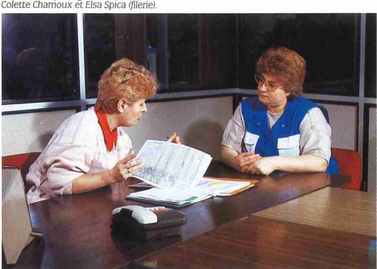 CHAMOUX Colette  et SPICA Elsa (filerie) (années 1980)