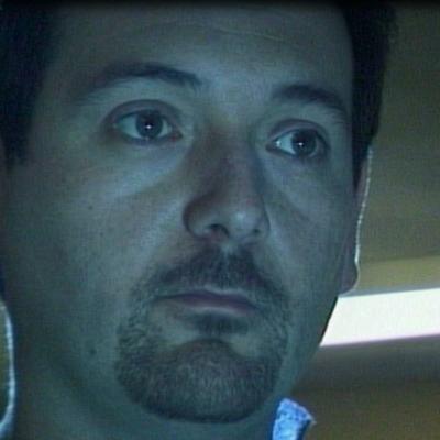 De LATOUR Albert études) devant écran de CAO (années 1990)