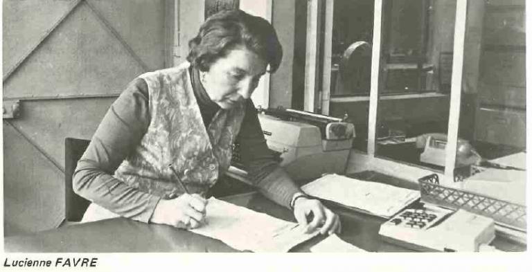 FAVRE Lucienne (années 1970)