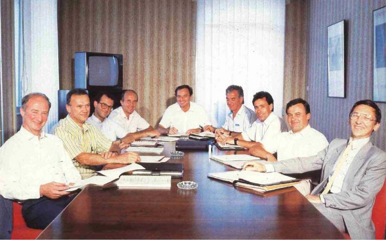 GAUTIER Jean-François (direction) et les membres du comité de direction (années 1980)