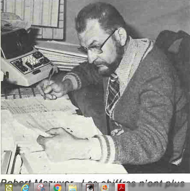 MAZUYER Robert (années 1970)