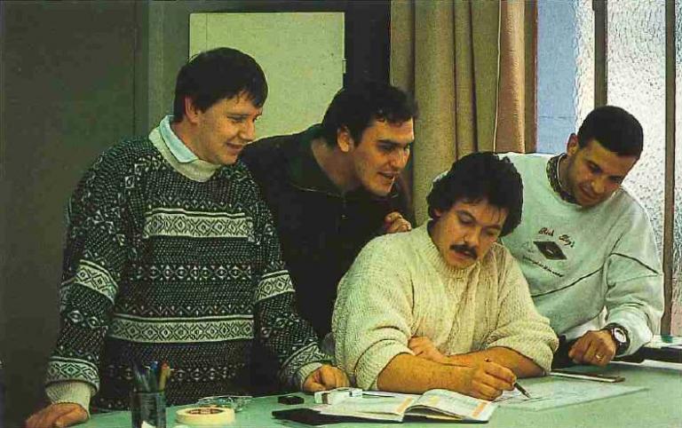 MURIGNEUX Hervé PELLETIER Philippe VAREILLE Pierre EL GUERFI Khemaîs(années 1990)