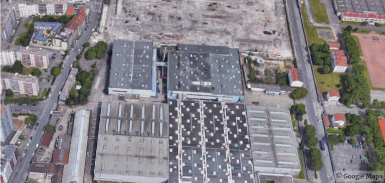 usine aujourd'hui vue du ciel
